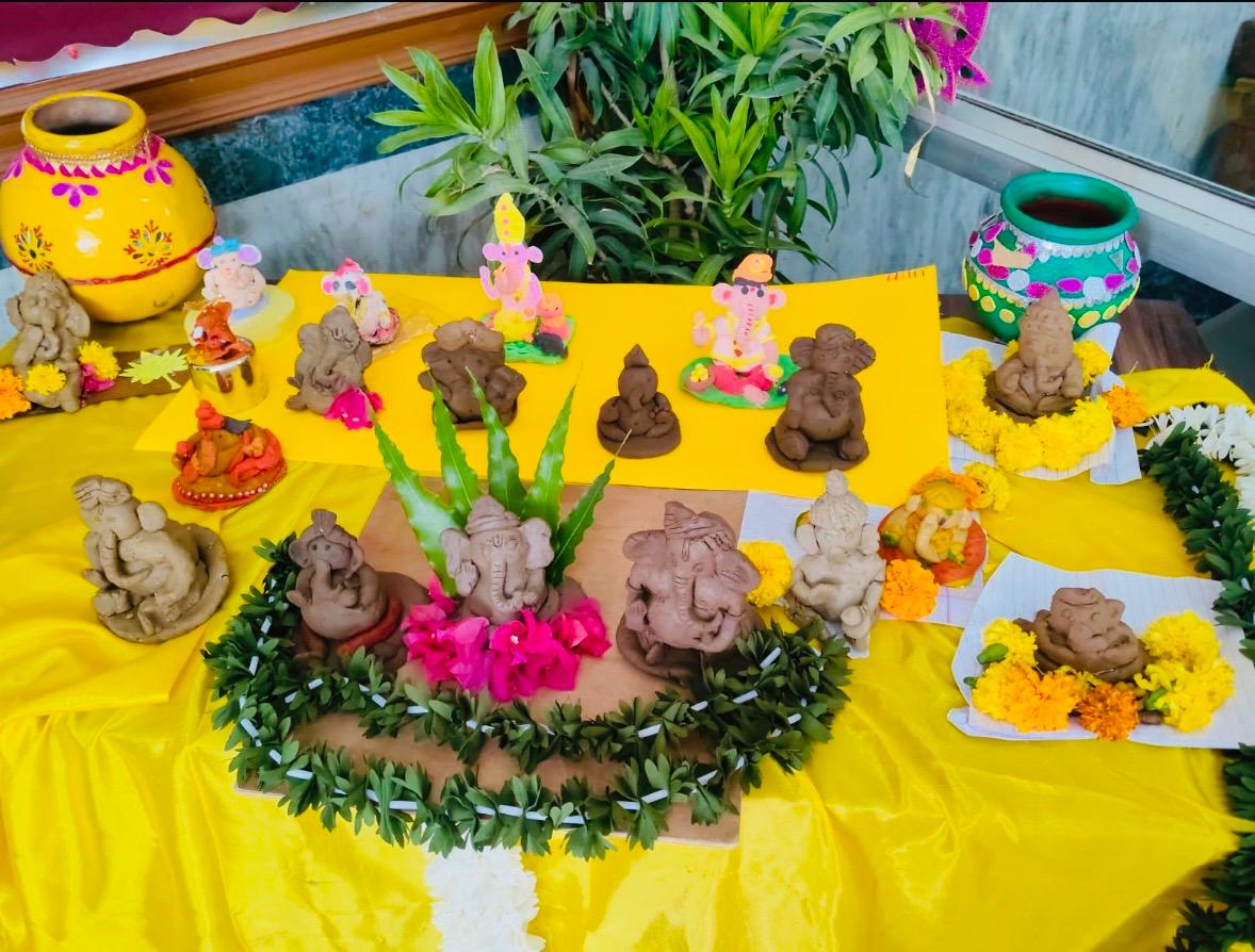 Eco-Friendly Ganesha Making Activity